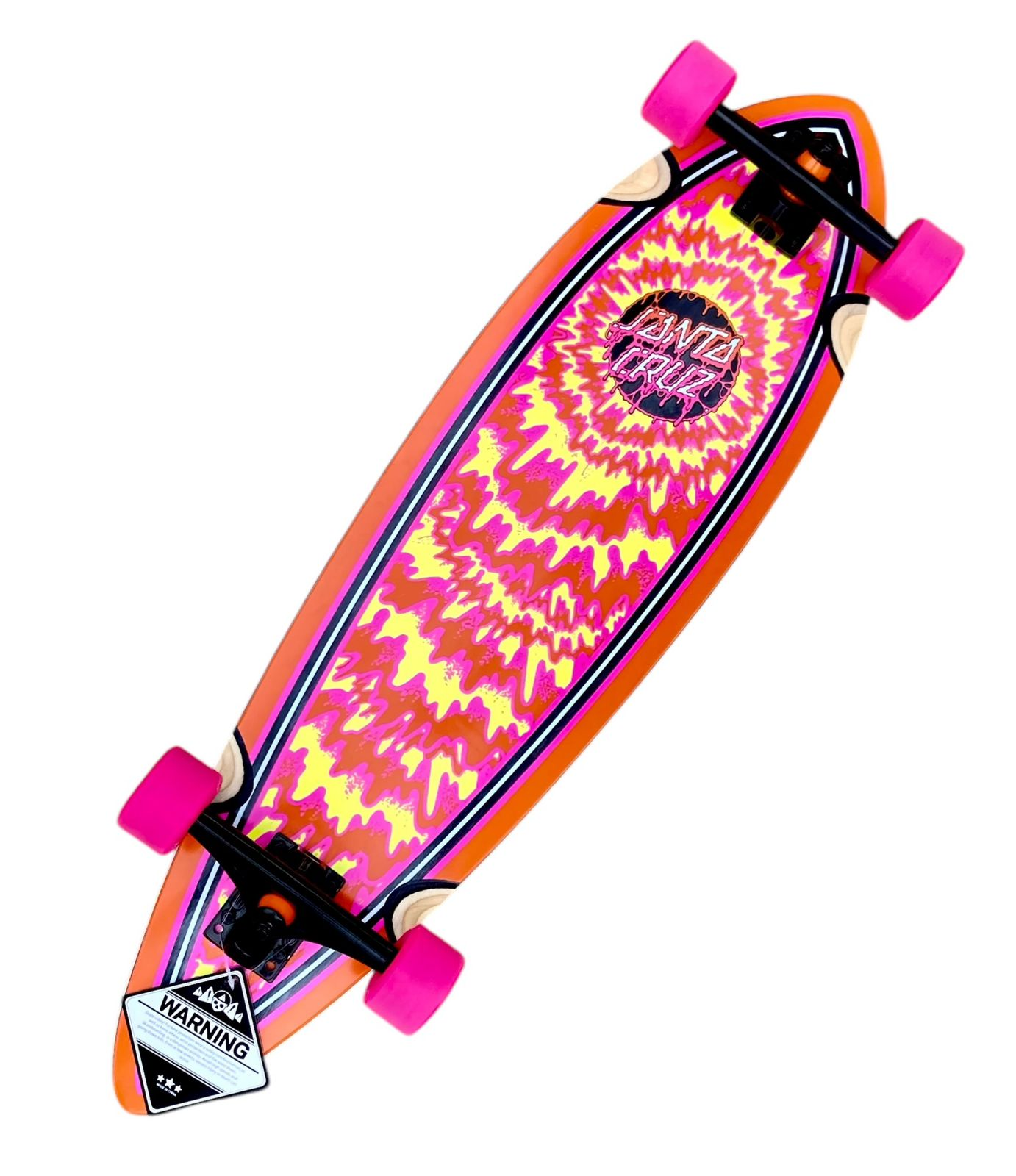 Patineta longboard profesional SANTA CRUZ pintail drop ACID