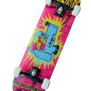 Patineta profesional avanzada Die Trying Perro rosado