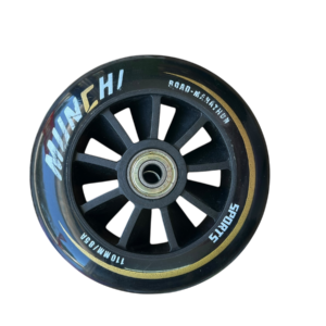 Ruedas led 110mm NEGRO logos uretano patines en línea