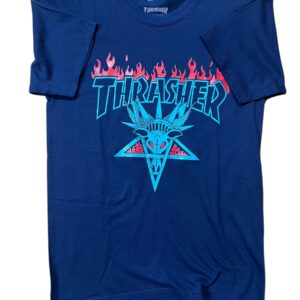 PLAYERA THRASHER PENTAGRAMA AZUL TALLA S