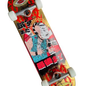 Patineta skate profesional Die Trying "Try Again!" Dorada