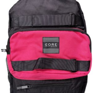 Mochila Core footware negra y roja porta skate