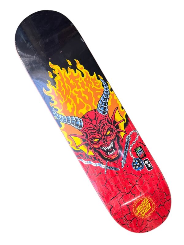 Tabla Santa Cruz x Stranger Things Hell Fire 8.2 - Madero34 Skate