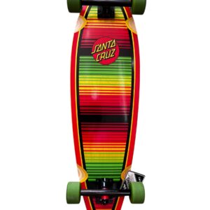 Longboard Santa cruz Estilo pintail Zarape