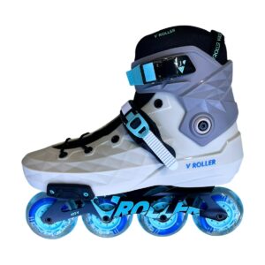 Patines profesionales V-roller A23-V Blanco con azul
