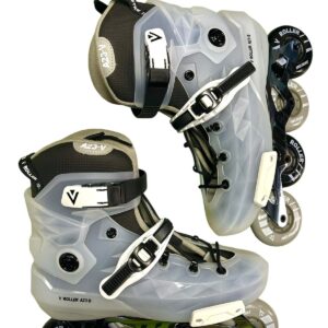 Patines profesionales V-roller A23-V Blanco traslucido con negro