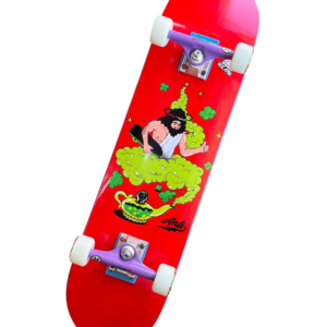 Skate antifashion roja genio lámpara