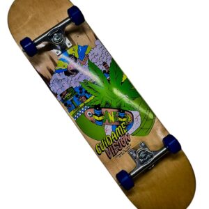 Skate Profesional Niños y Adolescentes "Cuidame Viejo" 8 pulgadas