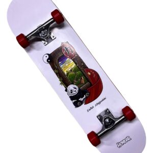 Skate Profesional Niños y Adolescentes Panda chino 8 pulgadas