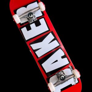 Patineta Baker con diseño Logo fondo rojo 8.0 pulgadas