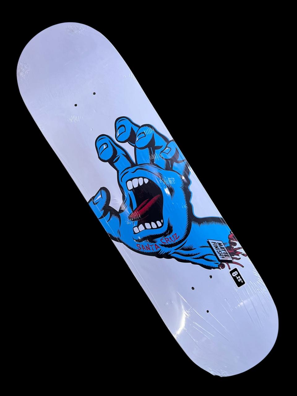 Tabla para patineta profesional Santa Cruz Mano azul Scream 8.25"