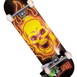 Skate patineta Creature Calavera Amarilla 8.5"