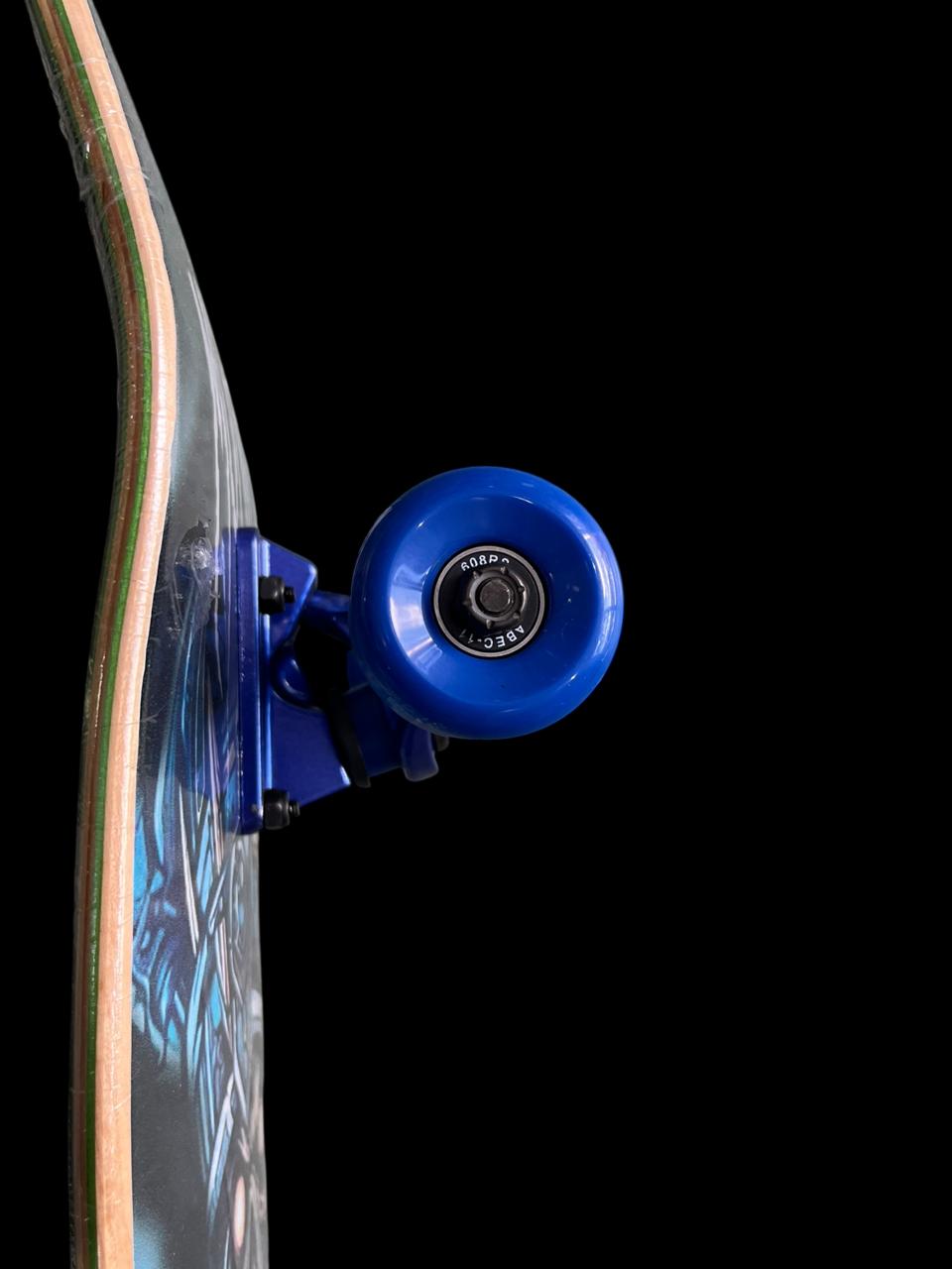 Skate profesional básica Santa Mónica Calavera Azul - Image 3