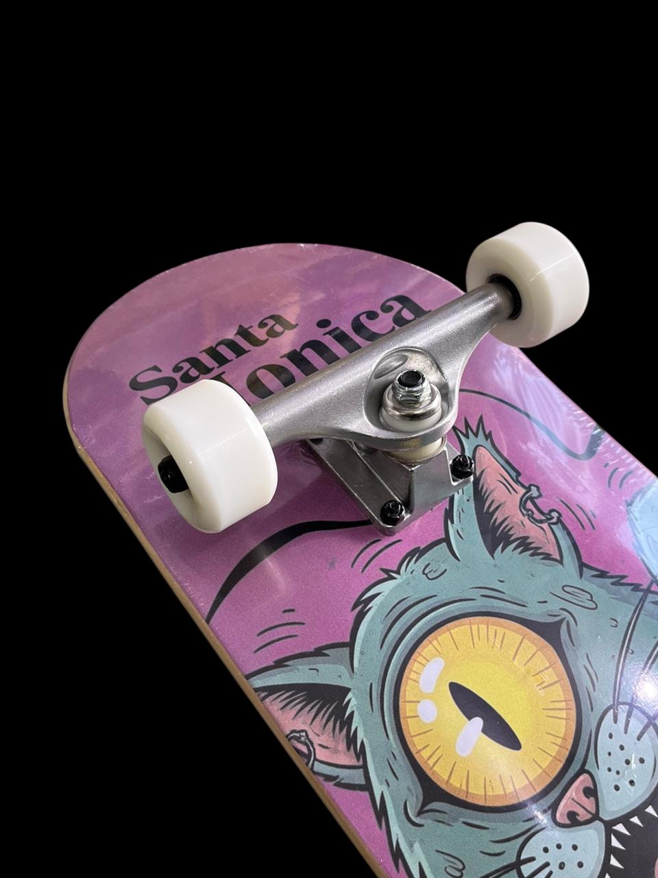 Skate profesional básica Santa Mónica Gato Verde - Image 2