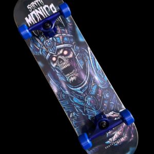Skate profesional básica Santa Mónica Calavera Azul
