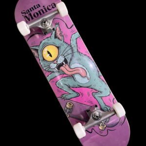 Skate profesional básica Santa Mónica Gato Verde