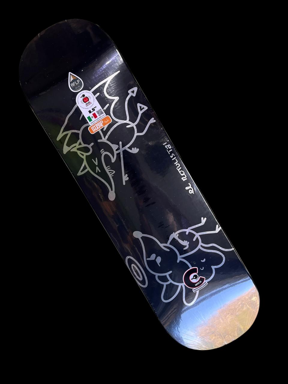 Tabla para patineta profesional TRICOLOR EL ROTULISTA 8.25″