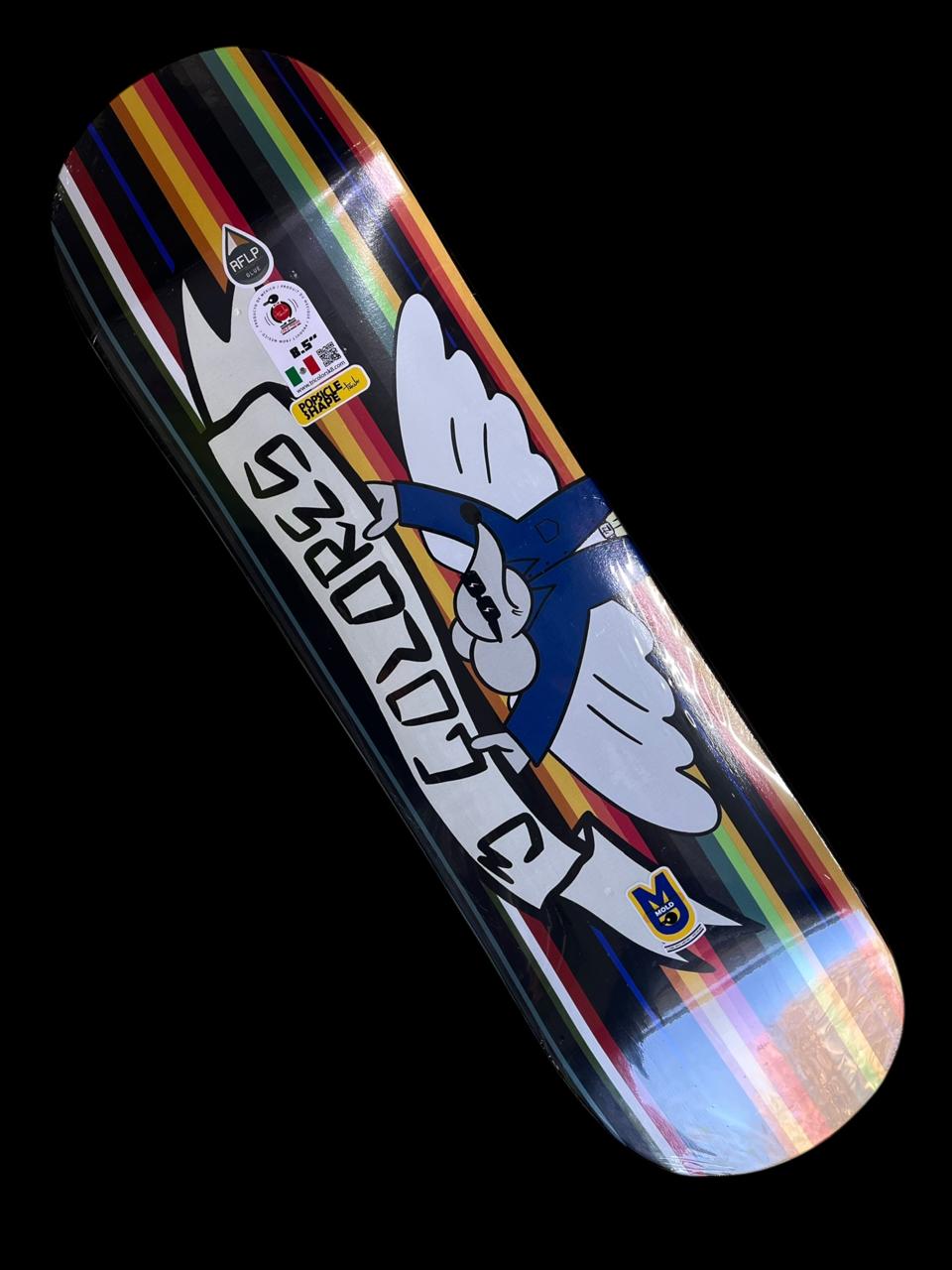 Tabla para patineta profesional TRICOLOR EL ROTULISTA 8.5″