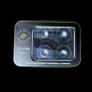 Baleros zenit Abec 9 Titanio color tornasol