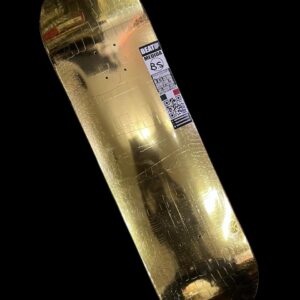 Tabla Deck para patineta profesional marca BEAT dorada 8.5"