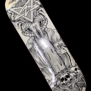 Tabla Deck para patineta profesional marca FLY STARS Calaveras medida 8.5"