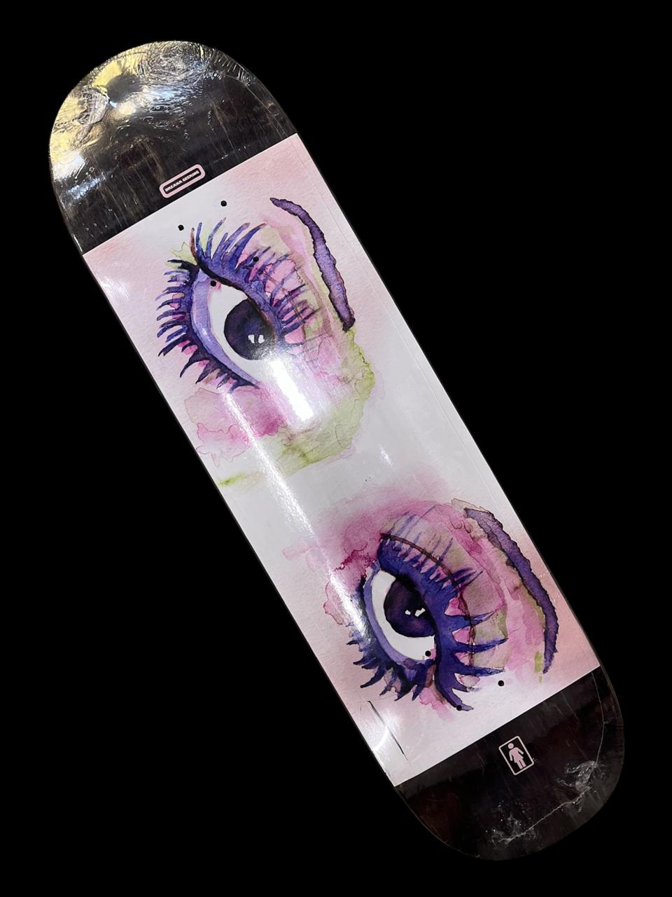 Tabla Deck para patineta profesional marca GIRL Eyes medida 8.5"