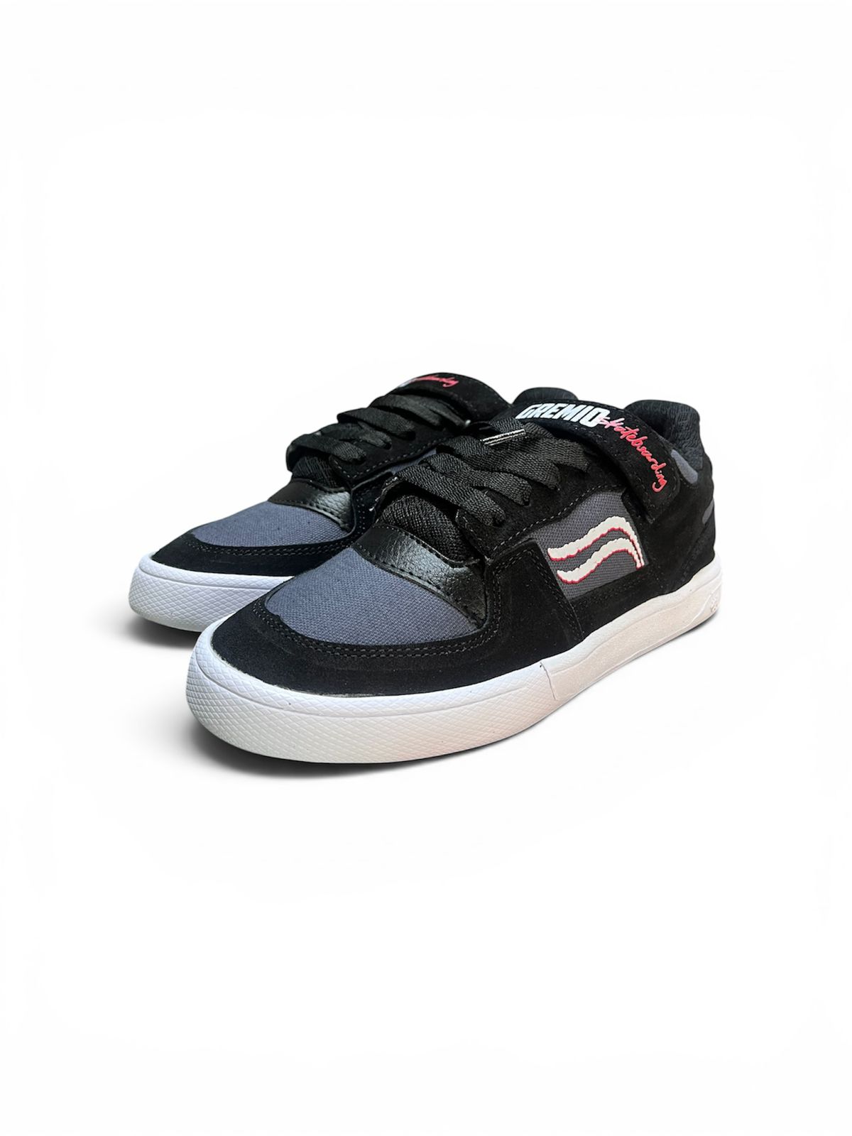 Tenis Gremio EGGIE BOTELLO Gamuza negra lona oxford