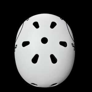 Casco profesional marca nacional Antifashion color blanco en varias tallas