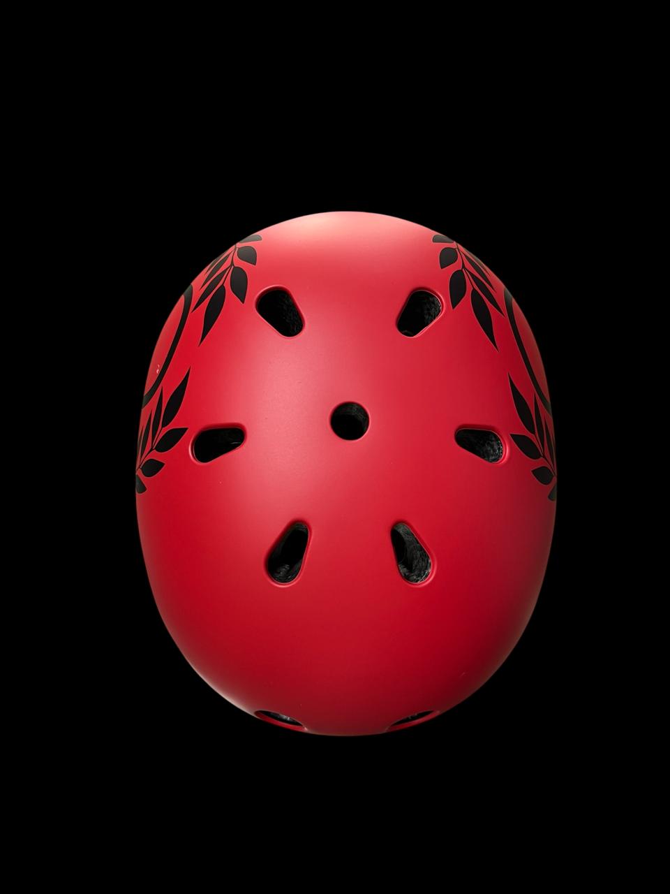 Casco profesional marca nacional Antifashion color rojo talla M
