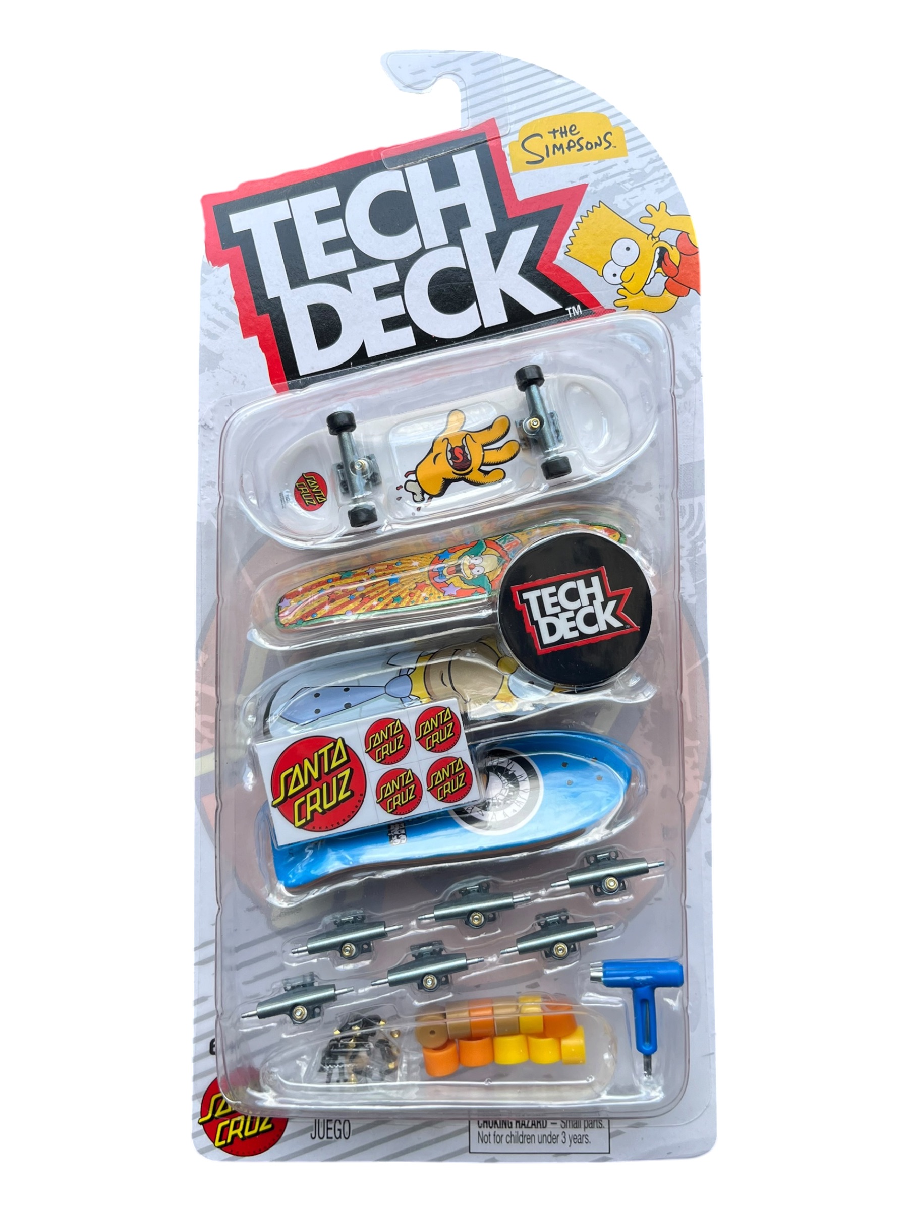 Tech Decks Patineta para dedos Santa Cruz colab. los Simpsons