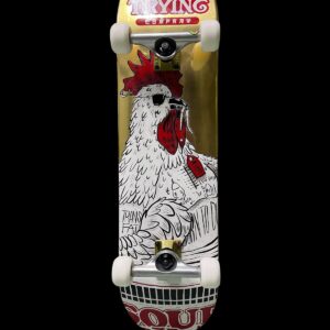 Skate Patineta profesional Die Trying Gallo Dorado 8.2 pulgadas