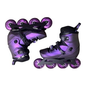 Patines BETA en línea Retractiles morado electrico