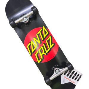 Patineta Skate Santa Cruz 8.0 pulgadas Logo classic amarillo, negro