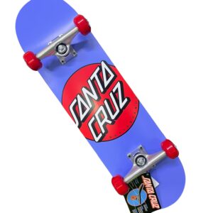 Patineta Skate Santa Cruz 7.75 pulgadas Logo classic azul, rojo