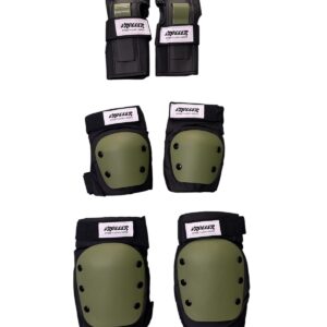 Kit de protecciones V roller Verde olivo talla L