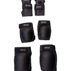 Kit de protecciones V roller color negro talla L